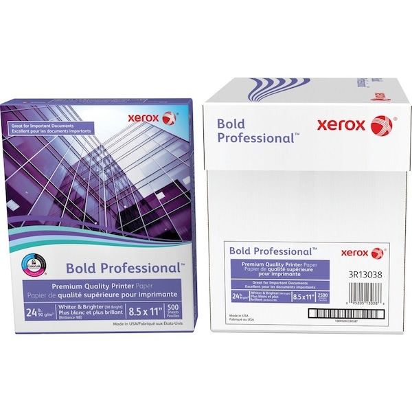 Xerox Paper, Profssionl, 24#, 8.5X11, PK500 XER3R13038 - main